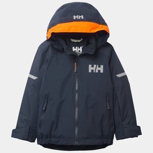 Helly Hansen 7 Kids Boys Navy Blue Legend 2.0 Insulated Ski Jacket Coat Like New